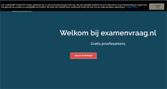 Desktop Screenshot of examenvraag.nl